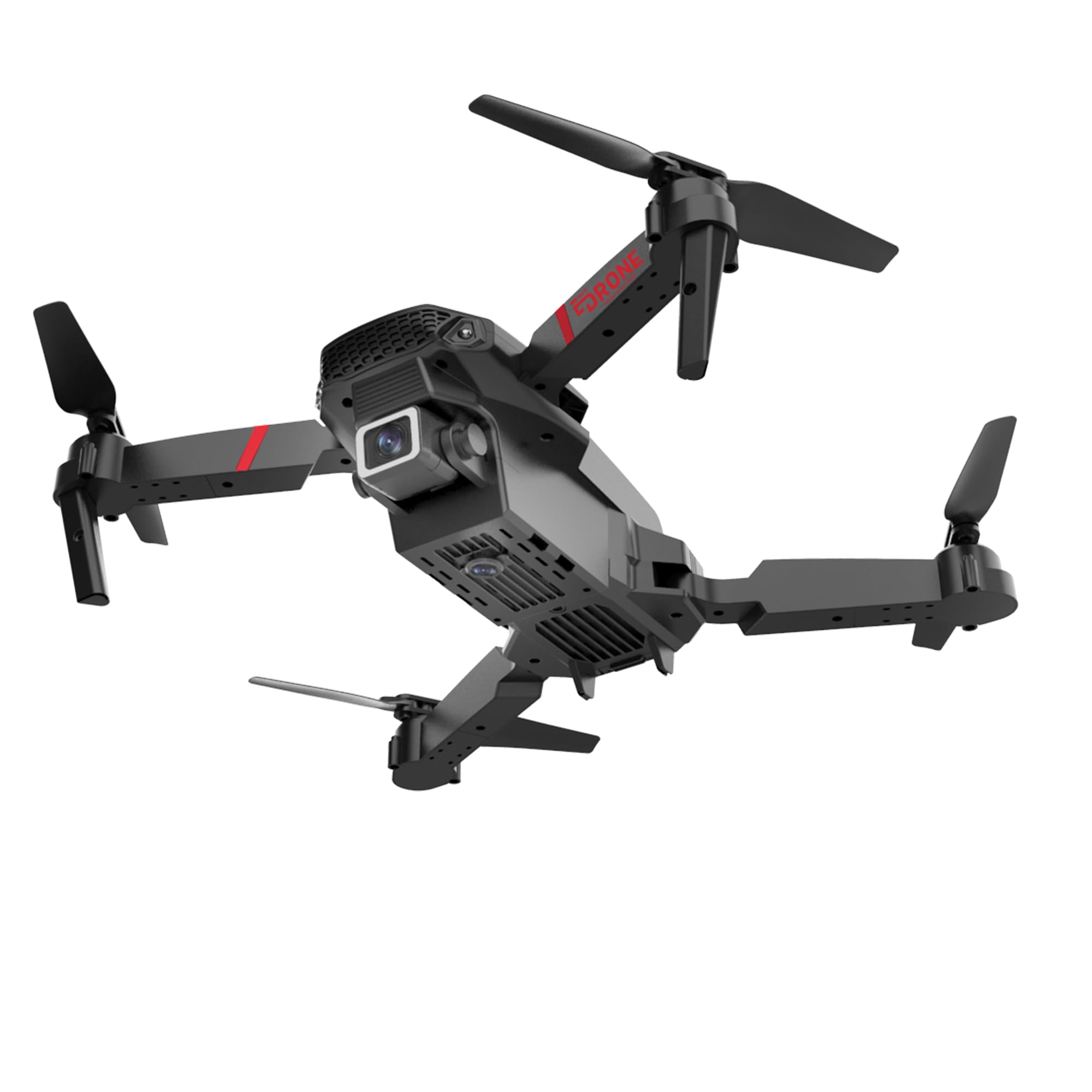 TURBO CHALLENGE - Elite Drone MKX - Drone - 400318 - Dispositivo Volante - Nero - 2 Batterie Ricaricabili incluse - Plastica - Regalo - Compleanno - Luminoso - Video - A partire da 8 anni