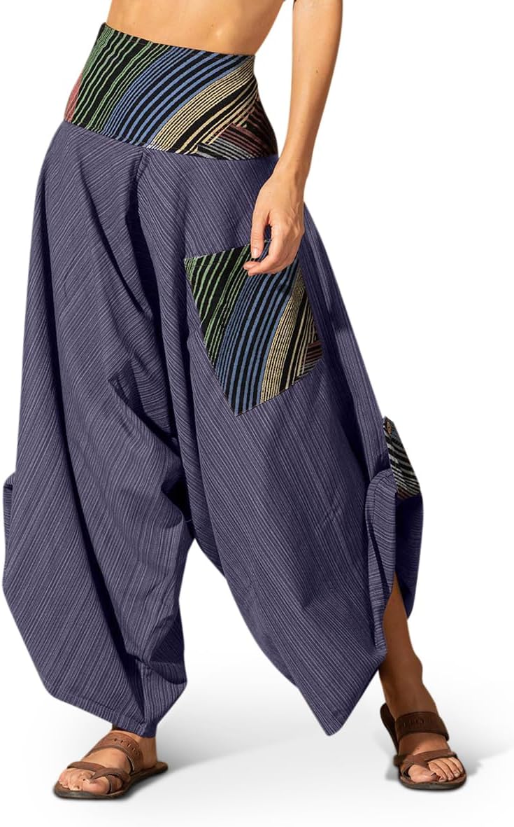 Rave Clothes for Women Palazzo Pants, Dance Yoga Pants Comfy Lounge Pants shamanic Clothing Women