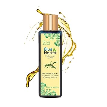 Blue Nectar Briganantadi Hair Fall control & Healthy Scalp Oil (200 ml)