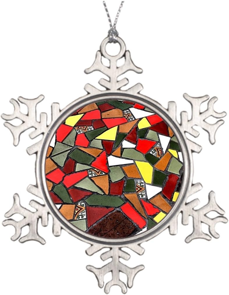 Ai Vion Xmas Trees Decorated Colorful mosaic design Halloween Tree