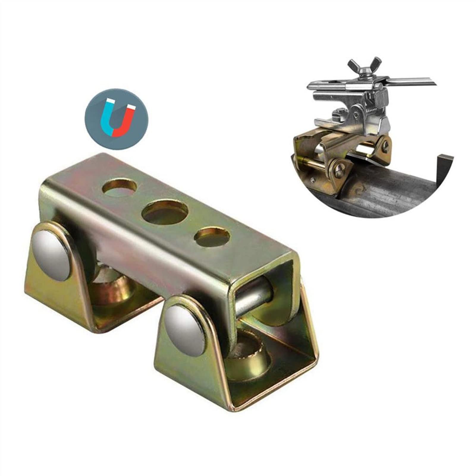 Supporto per saldatura Morsetti magnetici a V per saldatura a forma di V Supporto per saldatura Apparecchio per saldatura Magnete regolabile