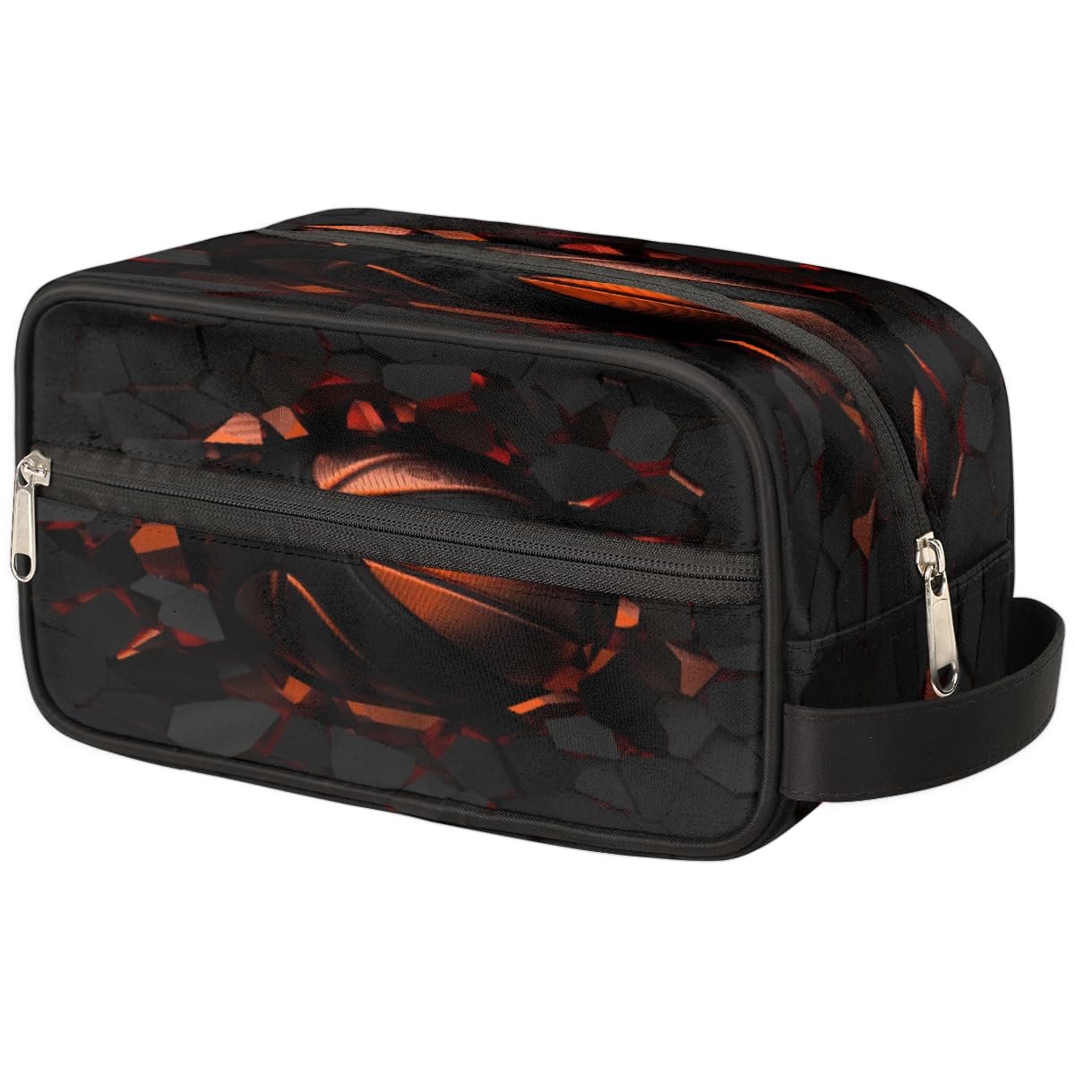 TropicalLife Bolsa de maquillaje de baloncesto para mujeres, hombres, niños, niñas, niños, bolsa de lavado de baloncesto, bolsa de aseo de viaje, artículos de tocador, organizador de cosméticos, bolsa de ducha,