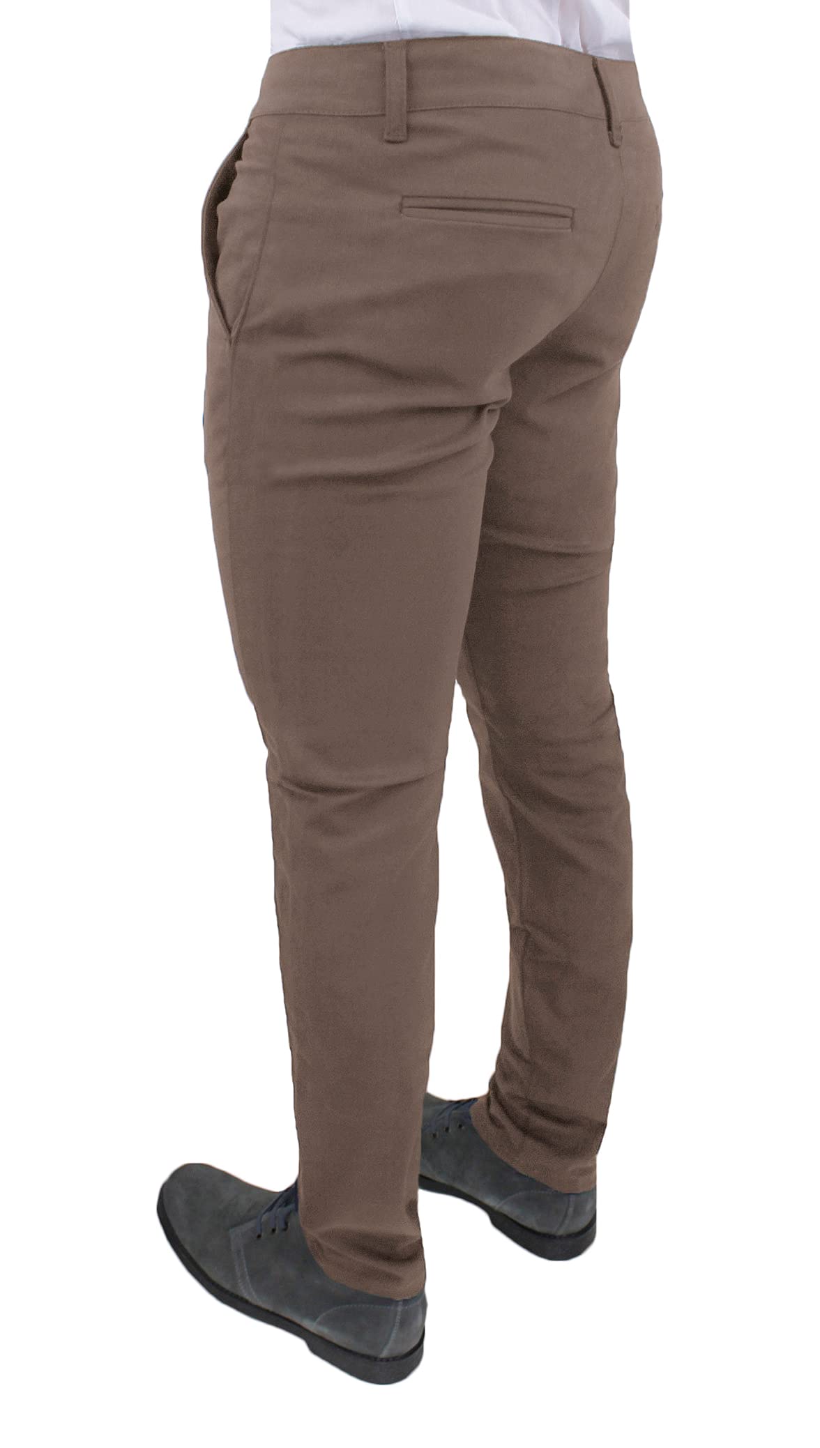 Evoga Pantaloni Uomo Invernali Slim Fit Casual Eleganti in Cotone