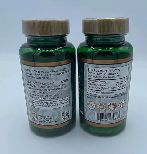 Miniatura 3 de Celulas Madres Potenciador de Células Madre 60 Cápsulas Espirulina AFA Naturall 1 Botellón Biocell - Regenex - Madre Cell Plus