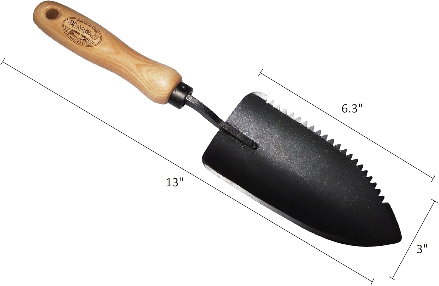 Dewit Welldone Serrated Trowel – Heavy-Duty Root Cutter