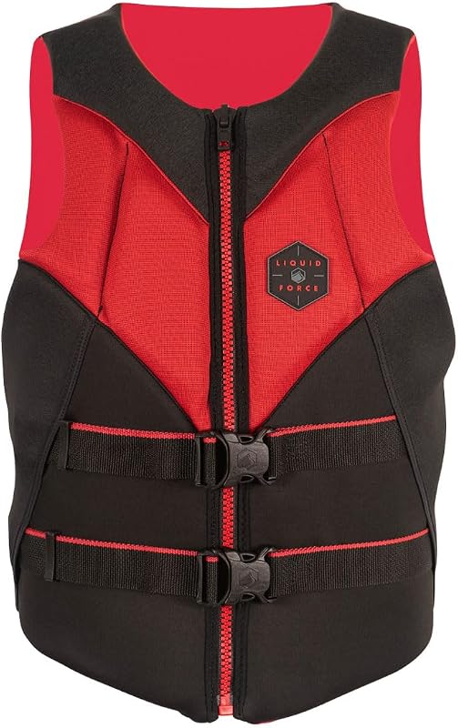 Chaleco salvavidas CGA 2025 Rush (negro/rojo)