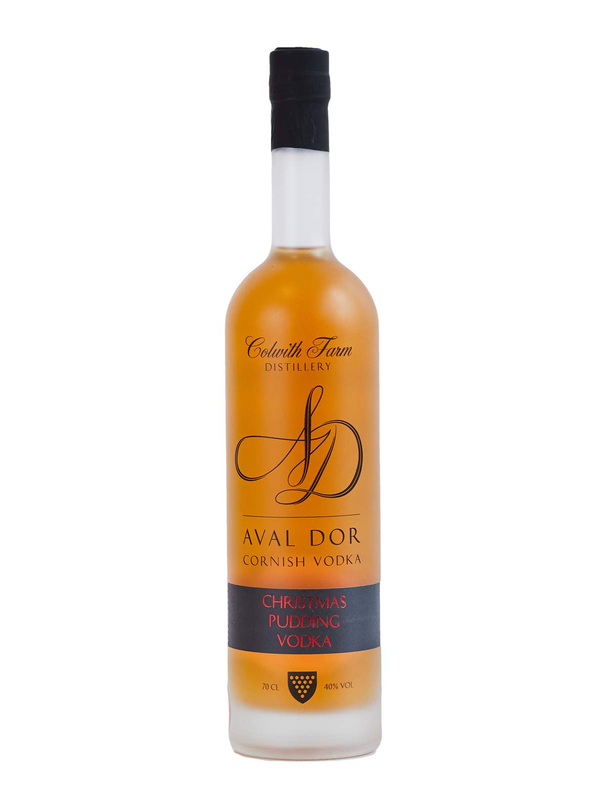 Colwith Farm Distillery, Aval Dor Christmas Pudding Vodka, Small Batch Craft, Gluten Free, 40% ABV, 70cl (70cl)