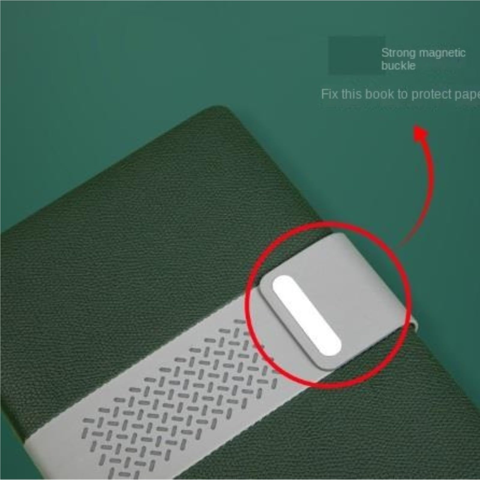 Notatnik Dziennik Przenośny Dziennik Można Rozłożyć Na Płasko I Używać Jako Księgi Protokołów Ze Spotkań Materiały piśmiennicze(Grün)