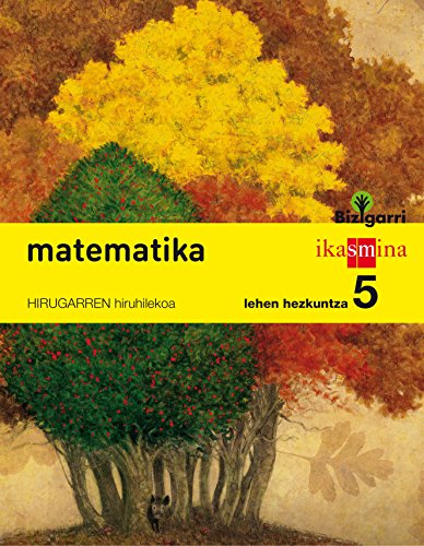 Portada de Matematika. Lehen Hezkuntza 5. Bizigarri