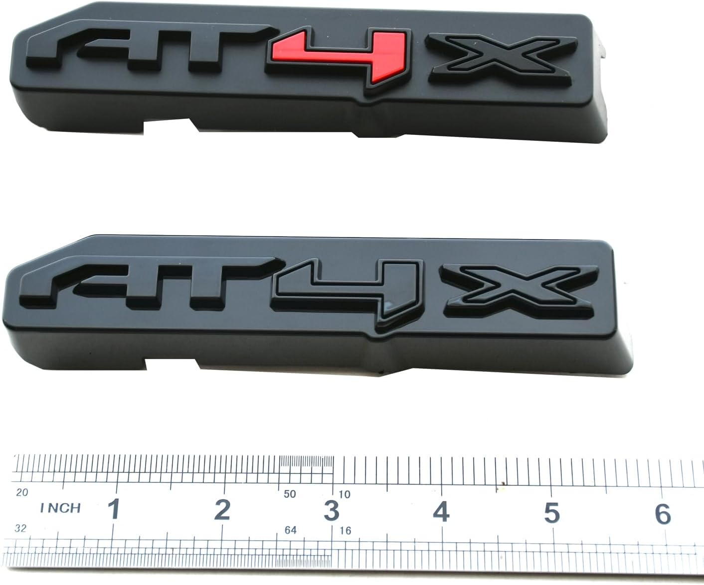 1pc AT4X Grille Emblem 3D Badge Compatible with 2024-2025 GMC Sierra 2500HD 3500HD AT4 X (Matte Black Red)