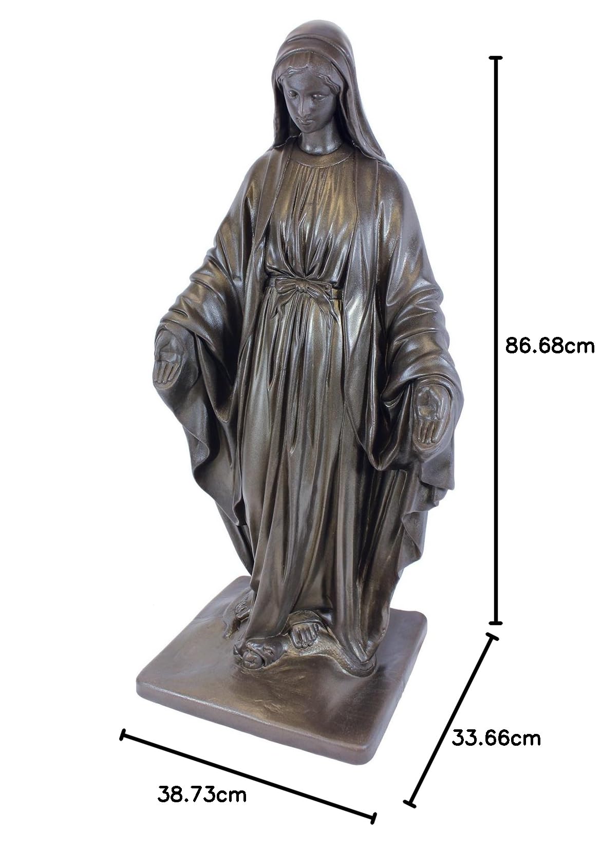 聖母マリアブロンズ像