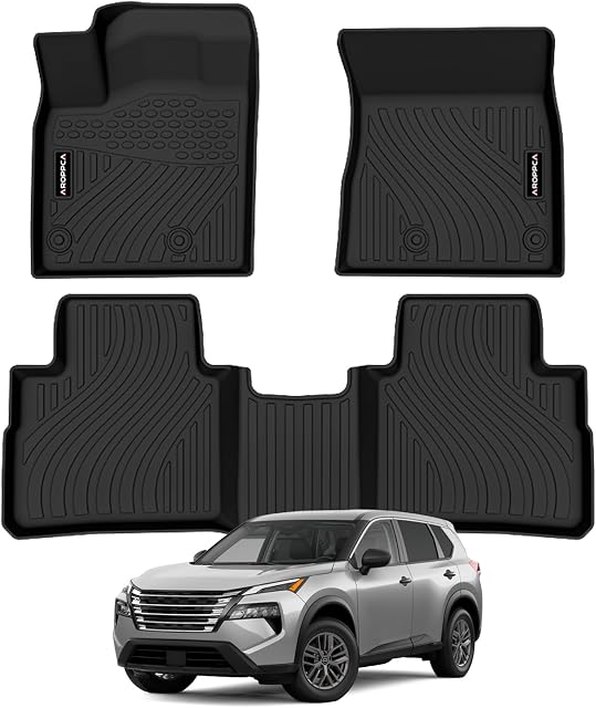 Tapis de sol tout temps pour 2021-2025 2026 Nissan Rogue (n° pour le modèle sportif), TPE Tapis antidérapants pour Nissan Rogue 2025 2026 Accessoires