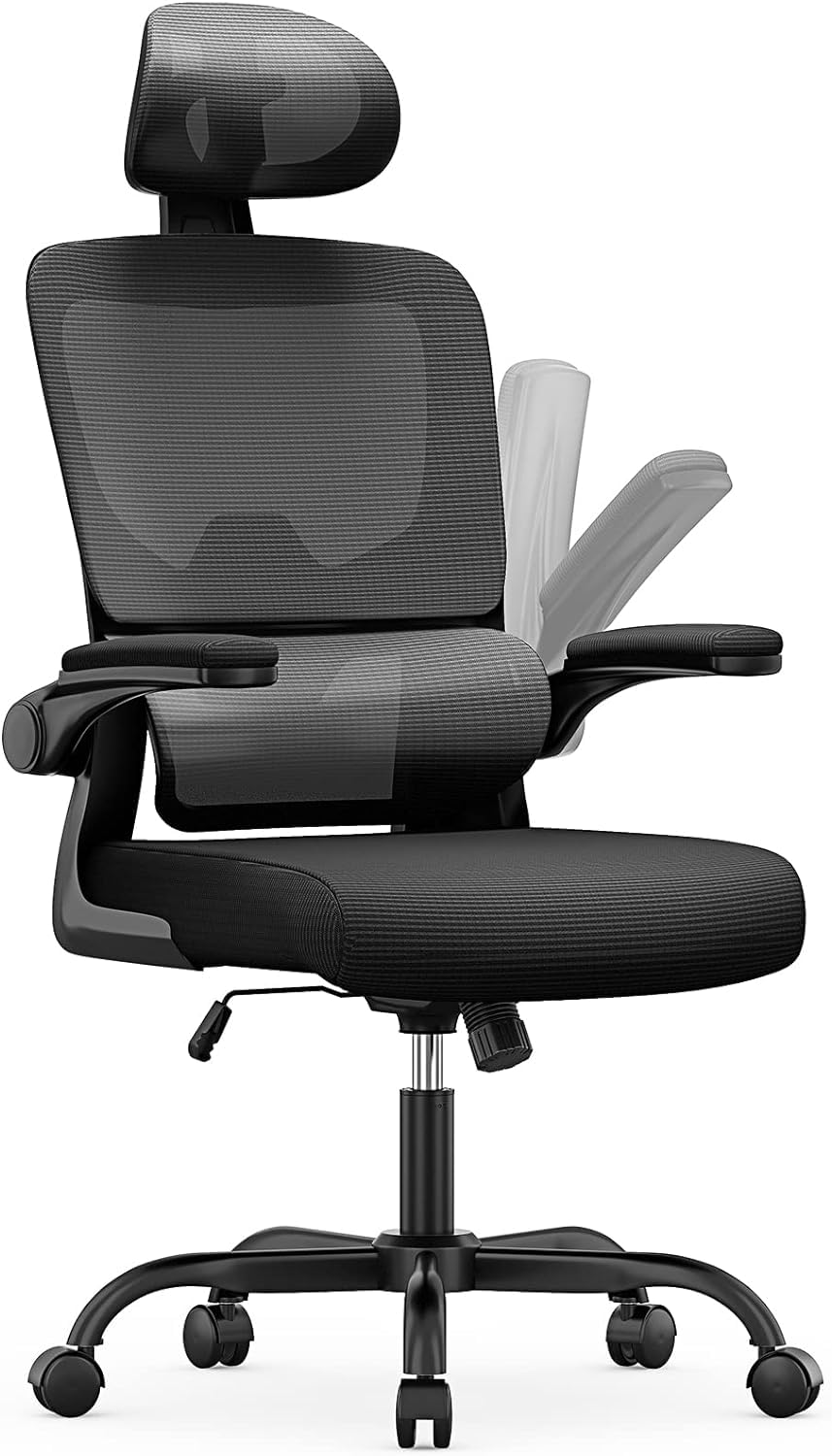 Chaise de bureau ergonomique dossier réglable en maille résout le manque de confort au bureau