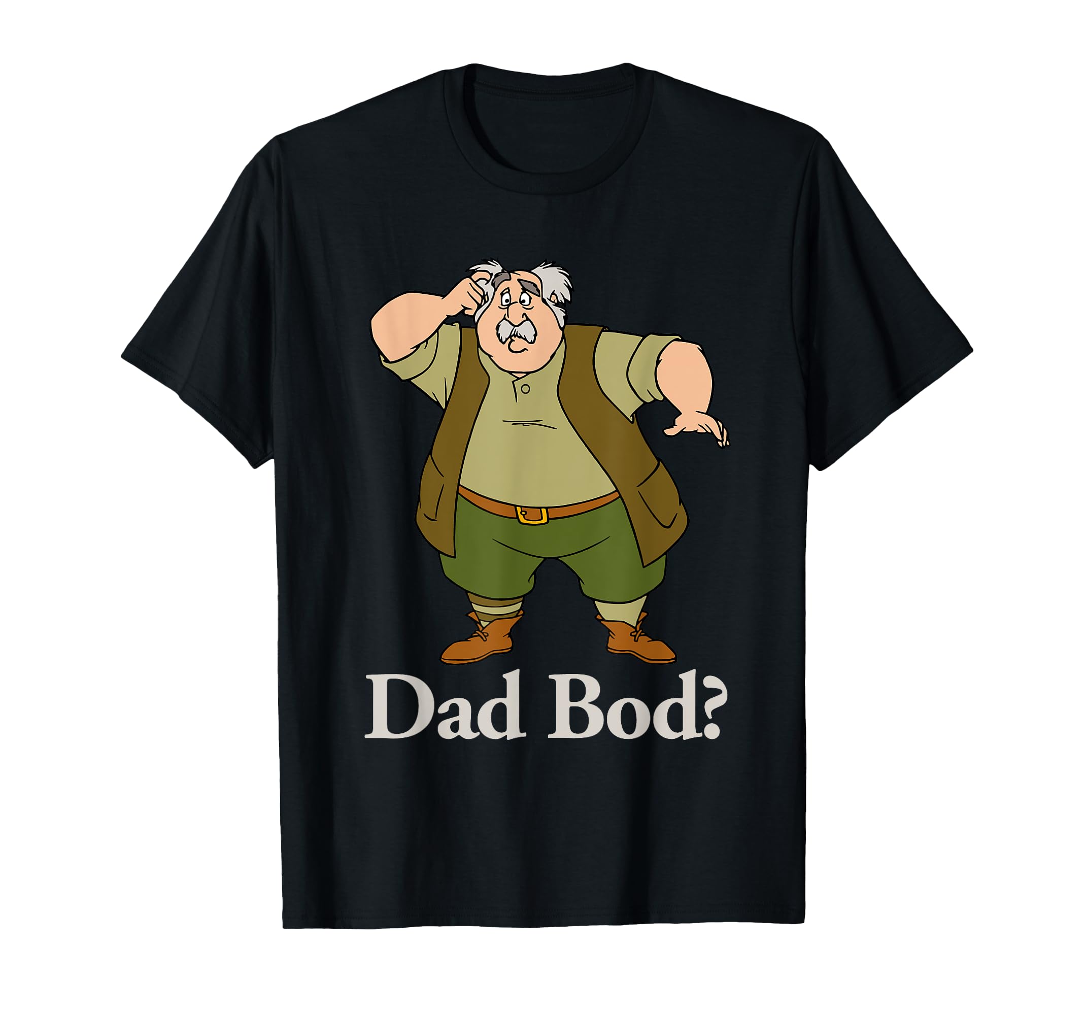 Disney Beauty and the Beast Maurice Dad Bod T-Shirt