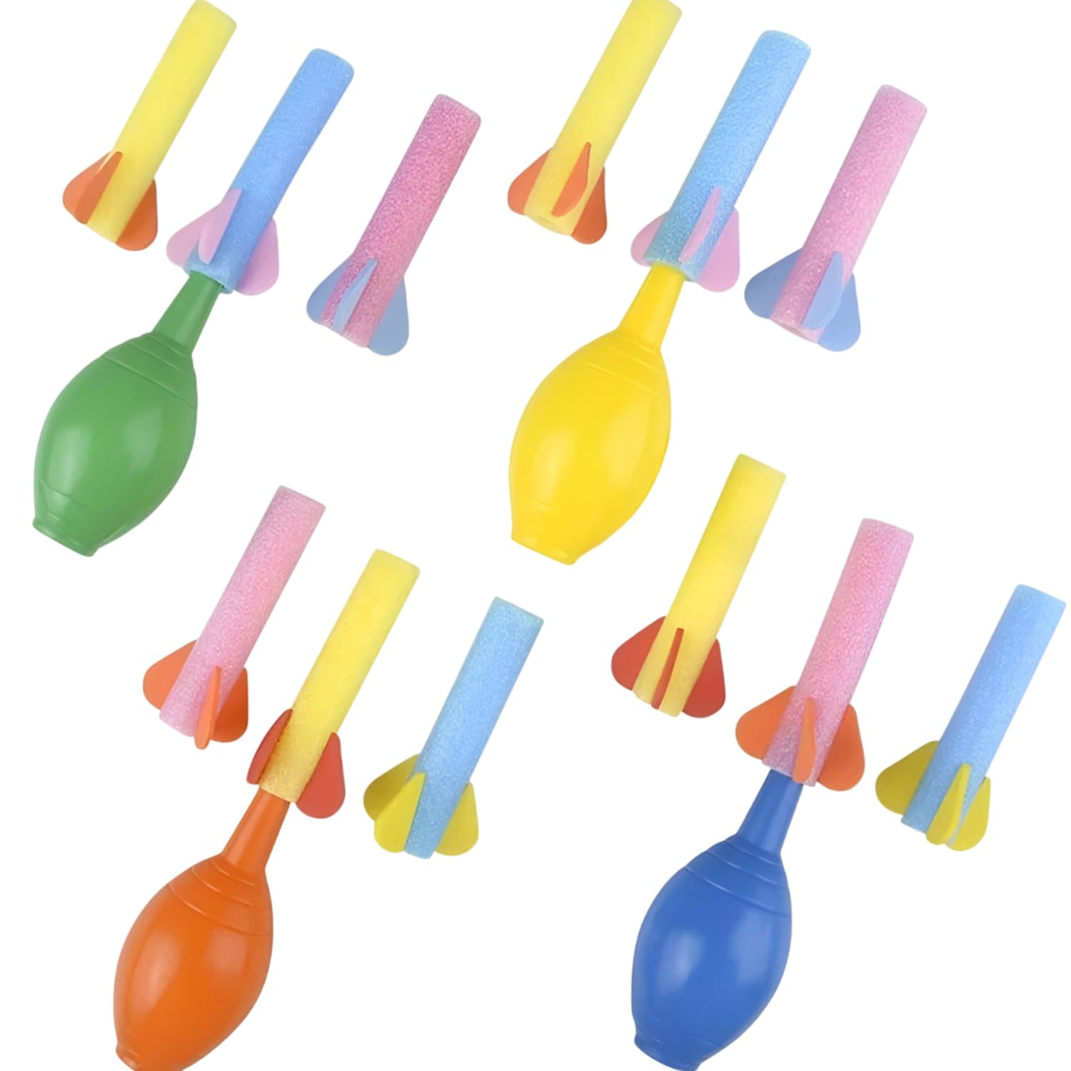 Rhode Island Novelty 3.5 Inch Foam Rocket Launcher One Dozen Per Order