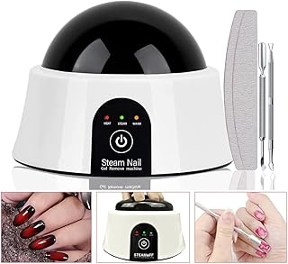 Nail Polish Remover Steam Nail Remover Machine Set, Portable Nail Steamer Steam Off Gel Polish Remover Machine for Nail Po...