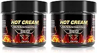 Creme Para Suor Quente, Natural Queimar Gordura Abdominal Feminina, Queima De Abdominal, Intensificador Exercícios Perda Peso, Tratamento Celulite, Coxas, Pernas, Braços E Nádegas (2 Unida