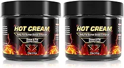 Creme Para Suor Quente, Natural Queimar Gordura Abdominal Feminina, Queima De Abdominal, Intensificador Exercícios Perda Peso, Tratamento Celulite, Coxas, Pernas, Braços E Nádegas (2 Unida