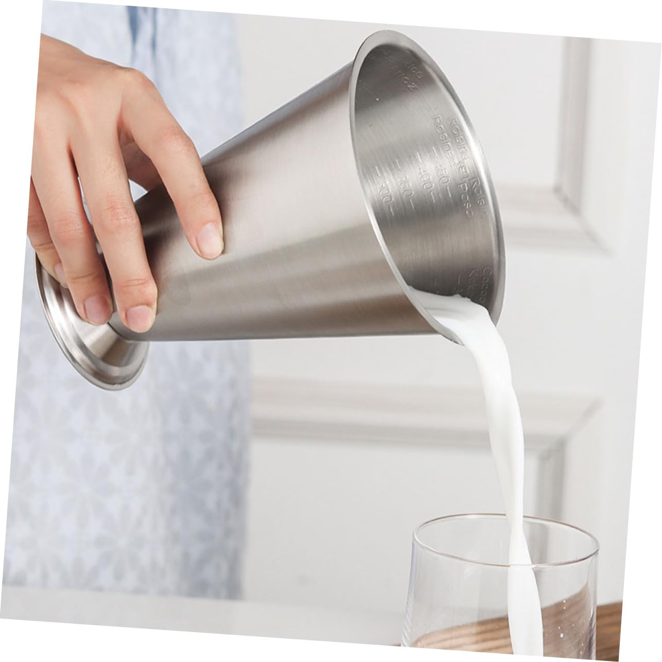 Mipcase Misurino in Acciaio Inossidabile Scala Graduata Strumento Misurazione Da Cucina Per Spezie e Altri Ingredienti