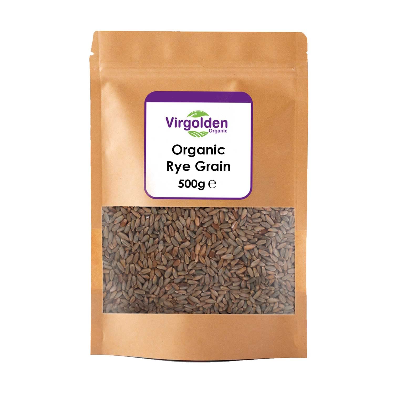 Organic Rye Grain 500g by Virgolden Organic