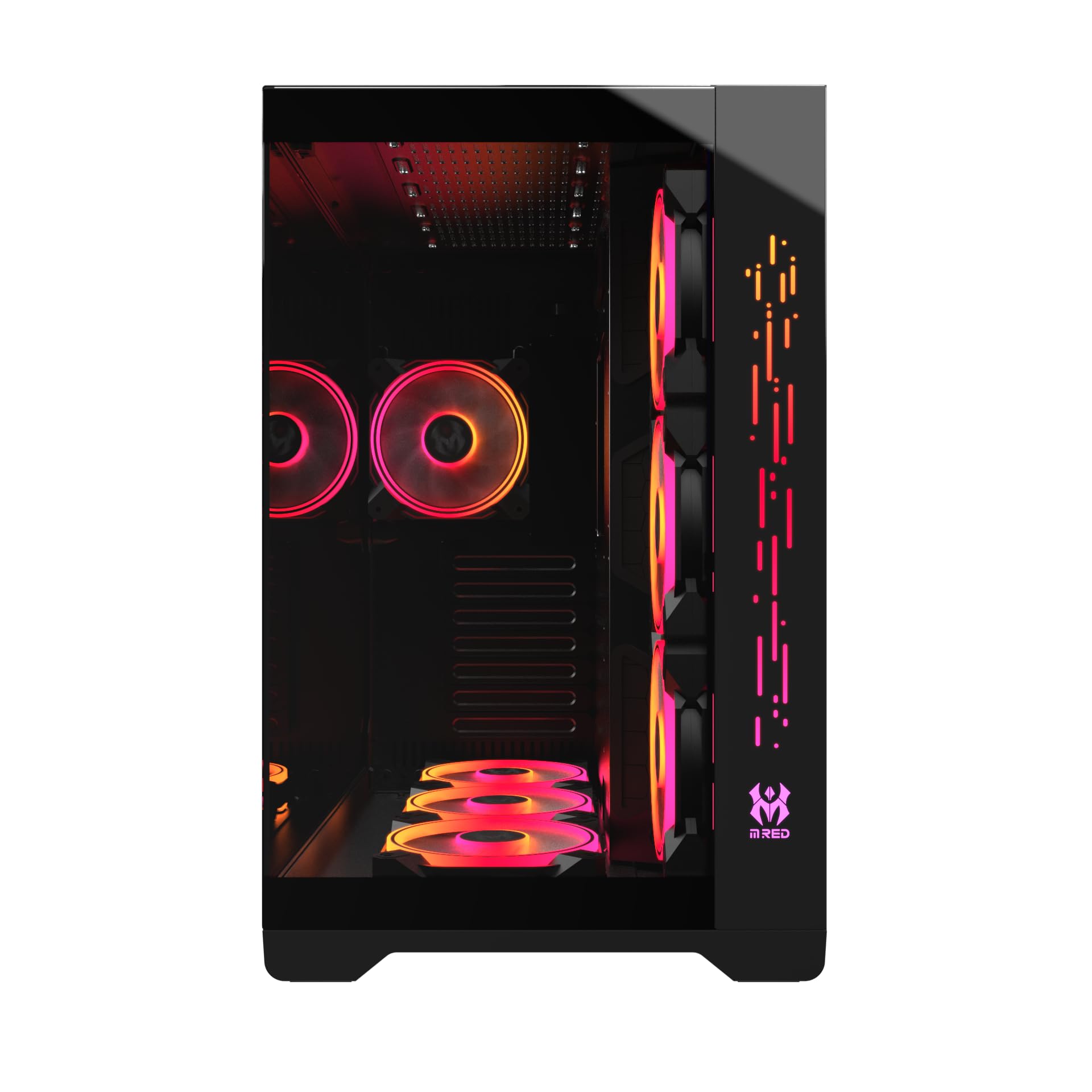 Mred - Pc Gamer Atx - Black Rgb Crystal Sea