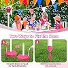Infowush Bubble Machine for Kids, Automatic Standing Bubble Maker Machine Height Adjustable Up to 47 Inches Outdoor Battery Bubble Machine with Light/Music for Toddlers Birthday Party Gifts（Red） #5