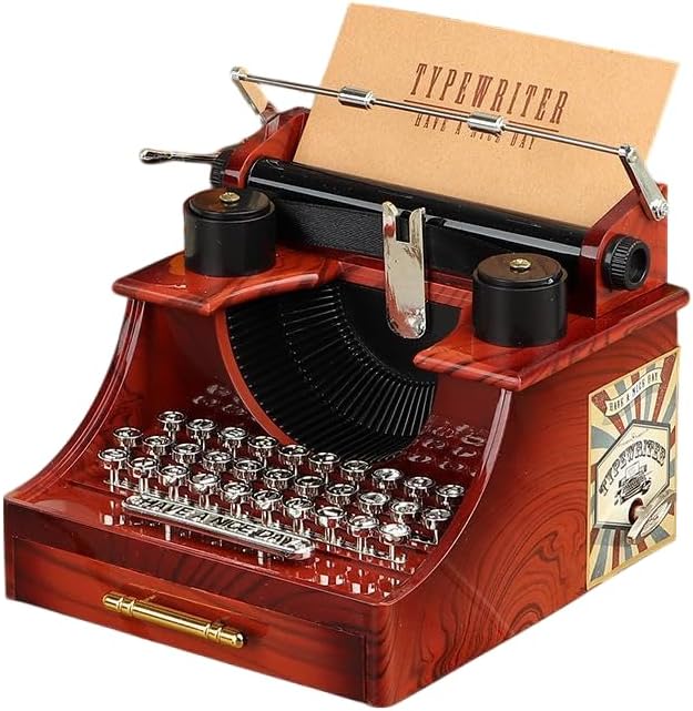 Vintage Music Box Collection, Nostalgic Dancer Piano with Spinning Ballerina, Sewing Machine, Projector, Phonograph Decorative Musical Boxes (2027 upright piano dancer)