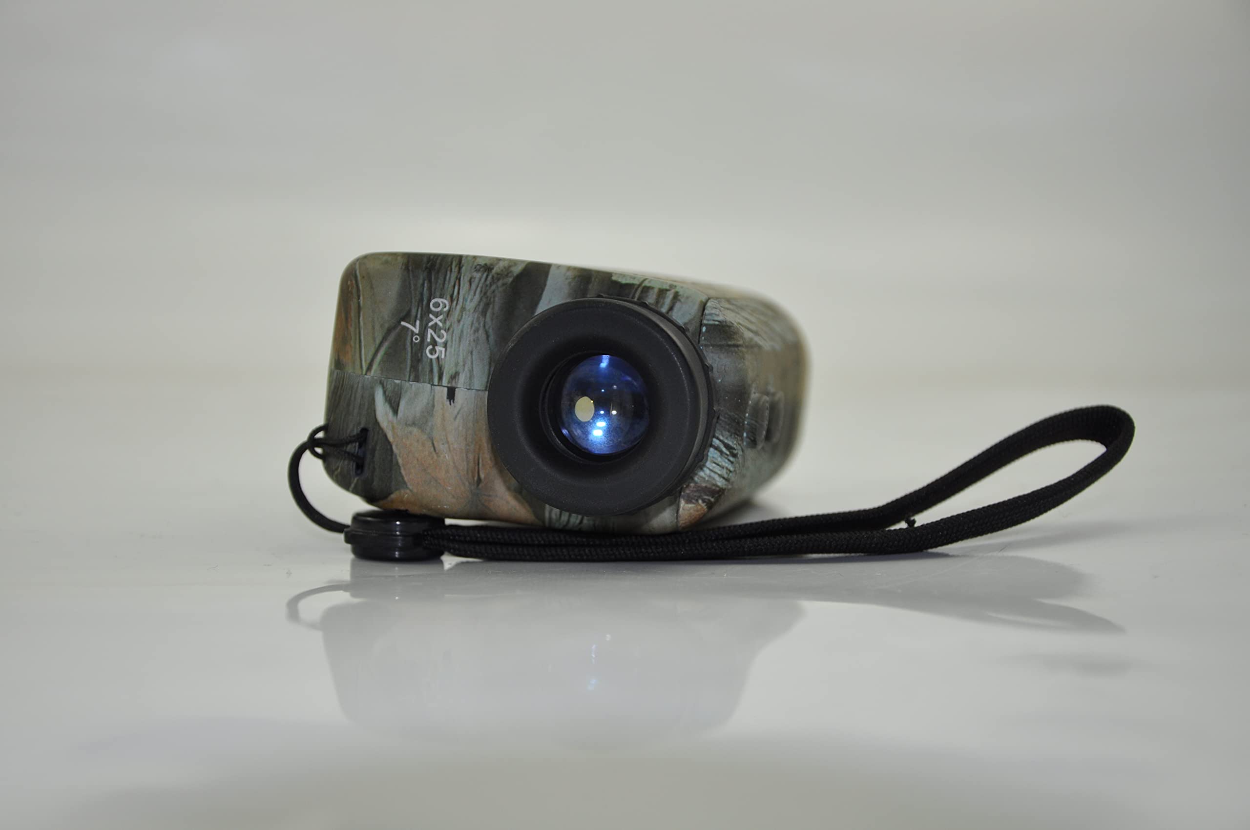TOTEN Telémetro láser de 6 x 25 pulgadas, Medidor de Distancia, Medidor Laser de Distancia para Caza/Golf, Modelo de Lluvia, Óptica al Aire Libre