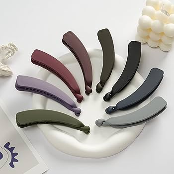 Amazon.co.jp: バナナクリップヘア、細い髪のための6ピース