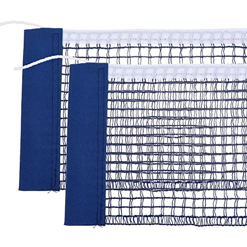 Filet de tennis de table bleu rechange filet ping pong intérieur extérieur lot 2