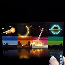 LED Lighting Compatible with Lego 21340 Model, Lighting Kit Compatible with Lego 21340, Provides Lighting for Model, Model Kit Not Included. Remote Control Version