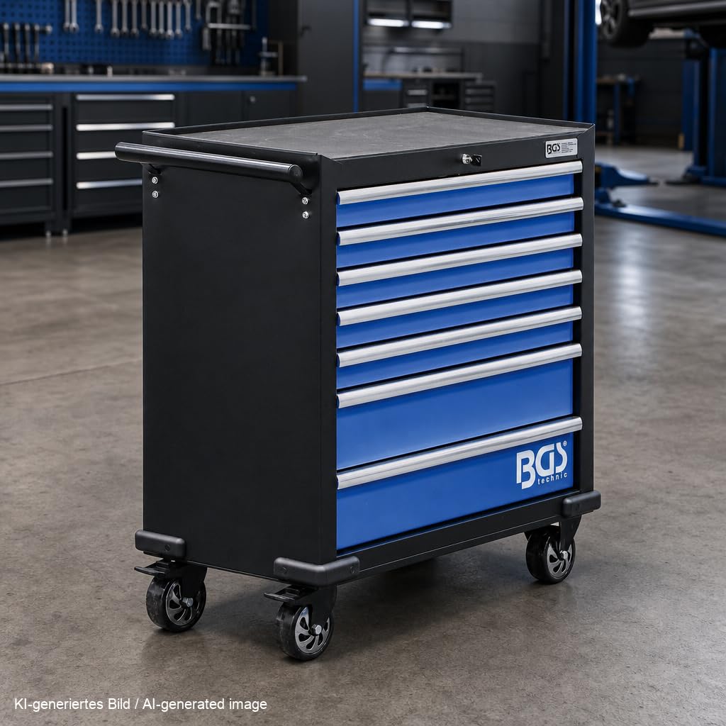 BGS 4205 | Servante d’atelier XL | 7 tiroirs | vide