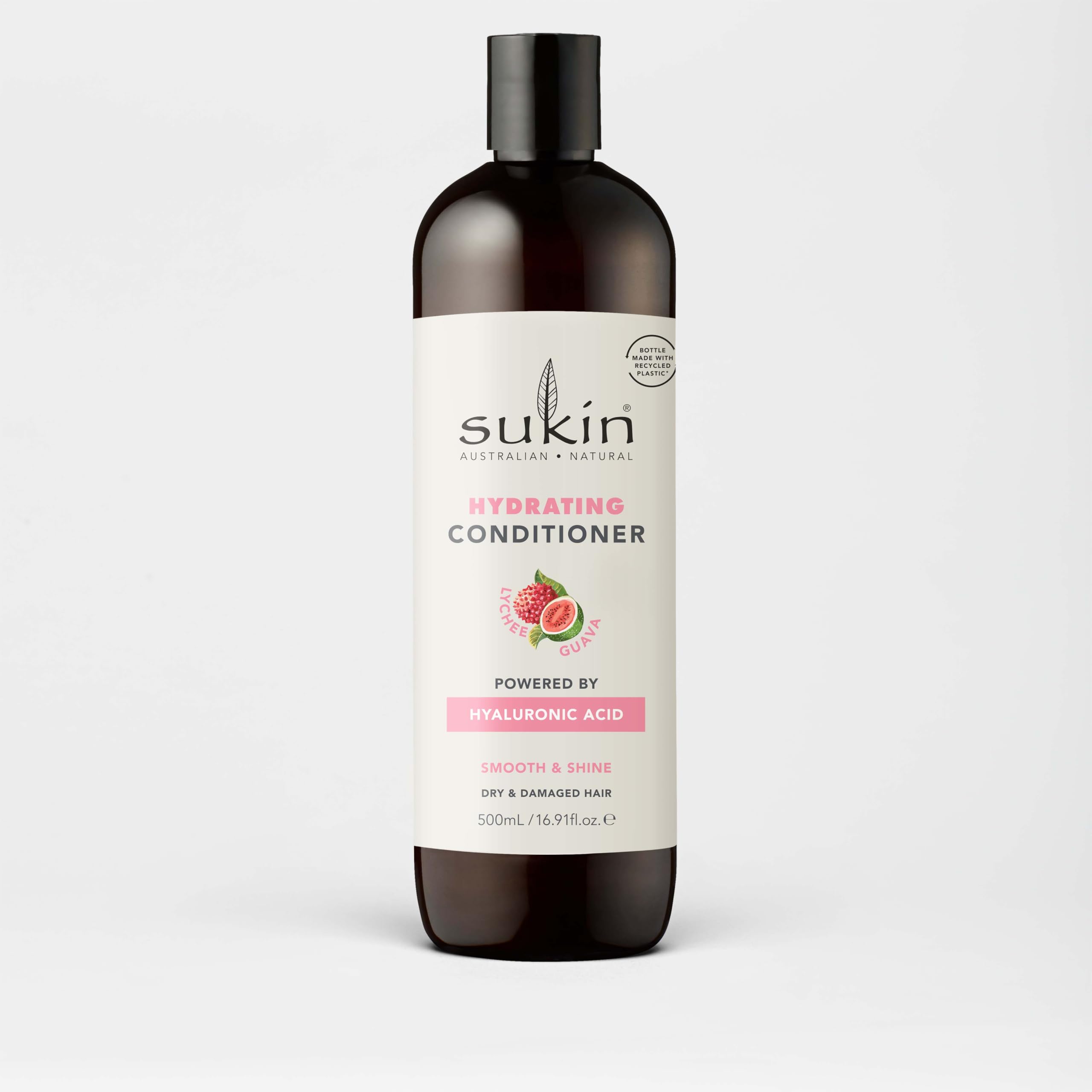Sukin Smooth & Shine Lychee & Guava Hydrating Conditioner 500Ml