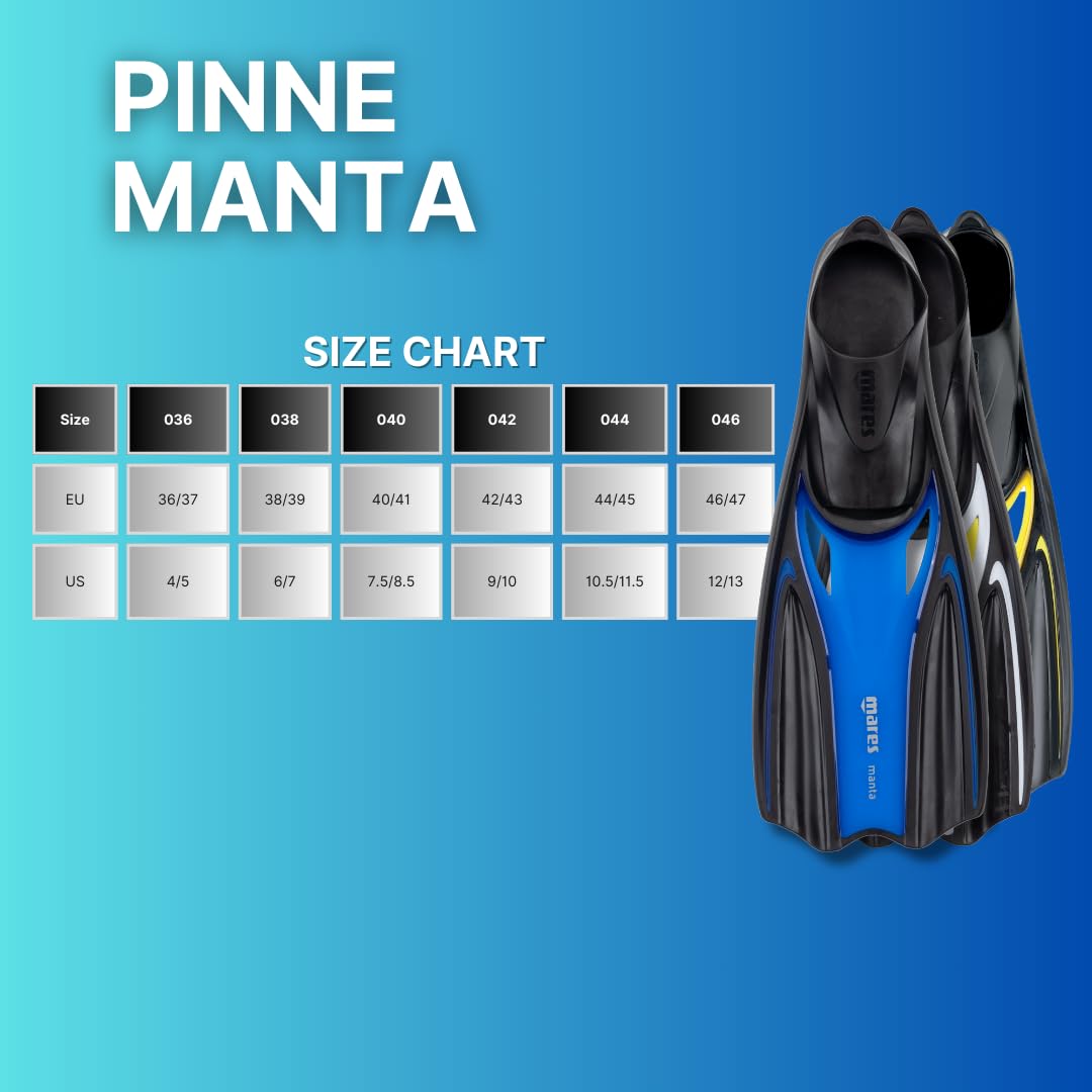 Mares Manta, Aletas Unisex Adulto