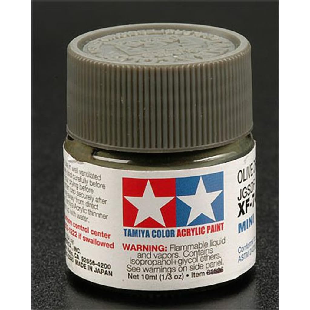 Acrylic Mini XF-74 Olive Drab - 10ml Bottle