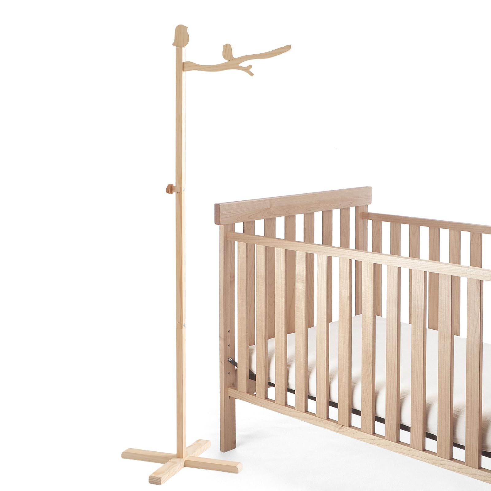 Amazon | let's make ベッドメリー用アーム スタンド式 メリー 木製