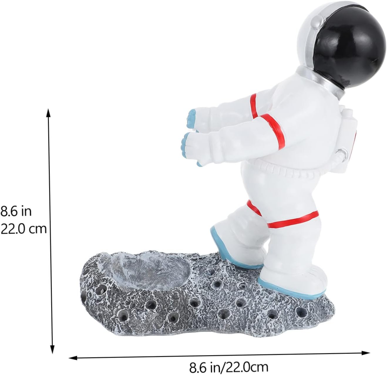 PRETYZOOM Astronaut Design Wine Rack Non Slip Wine Bottle Holder Stylish Wine Display Shelf for Home Bar Unique Craft Adornment for Organizing Wine and Beverage Bottles