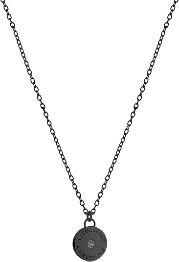 Liebeskind Collana In Acciaio Inox 40 Cm - Catenina A Maglia Rolò Con Chiusura A Leva - Gioiello Donna In Confezione Regalo