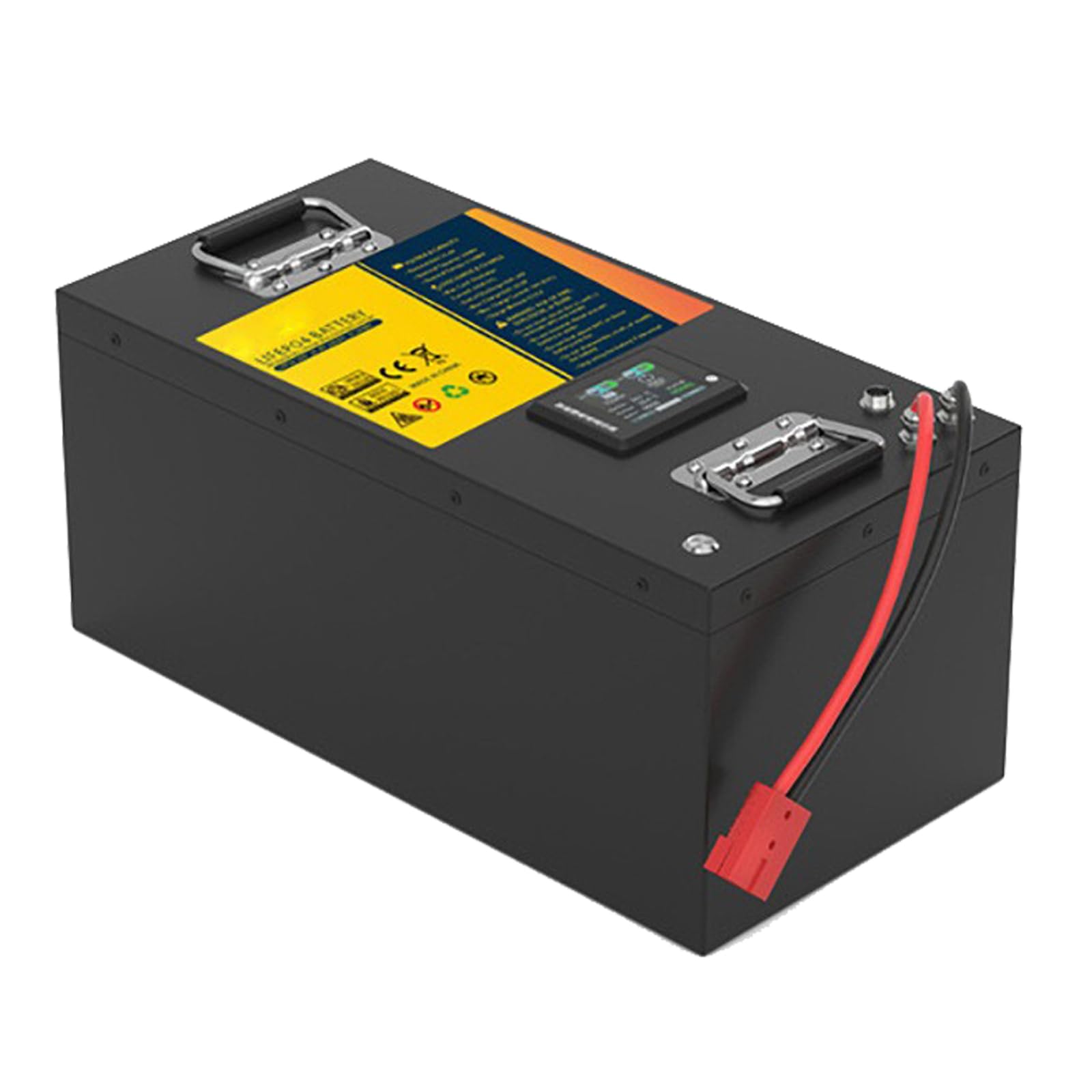 Batteria LiFePO4 24V Batteria Litio Ferro fosfato 24V 200Ah BMS Batteria Robot AGV lavasciuga Pavimenti/Carrello Golf/trasportatore/Carrello elevatore/Batteria Backup Camper