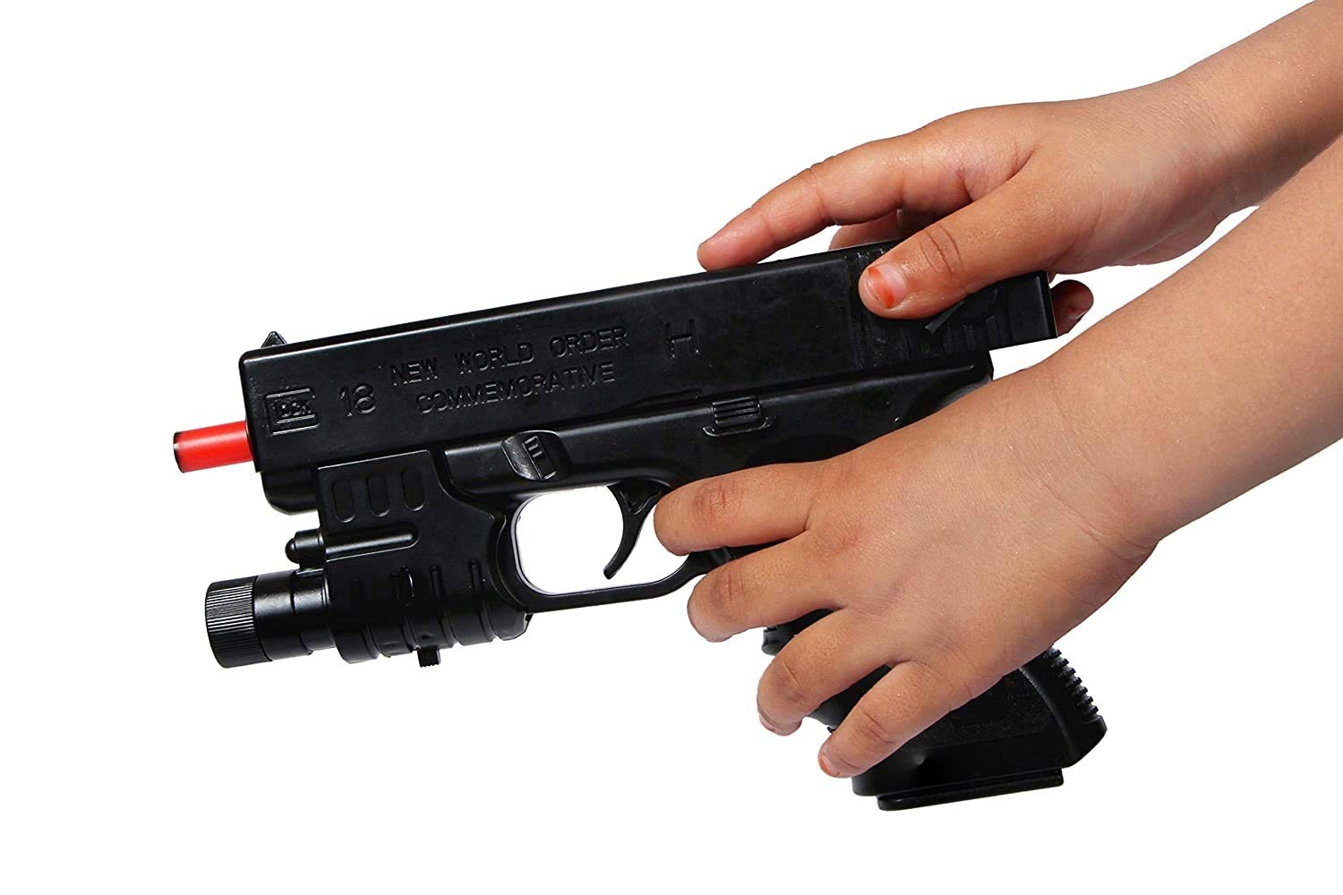 Buy Indusbay Plastic 2 In 1 Police Pistol Bb Bullet Gun With Laser