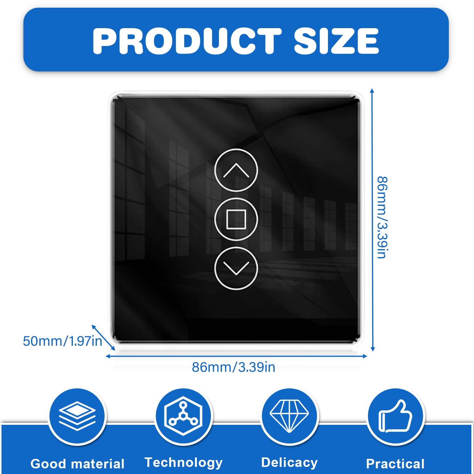 Image secondaire de Interrupteur Wi-Fi Intelligent pour Volets Roulants - Compatible Alexa et Google Home