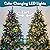 HOLIDAY SPIRIT - Color Changing Christmas Lights LED, 66ft 200 LED Color Changing Christmas Lights with Remote, Color Changing Fairy Lights, Color Changing Outdoor String Lights, Connectable Lights