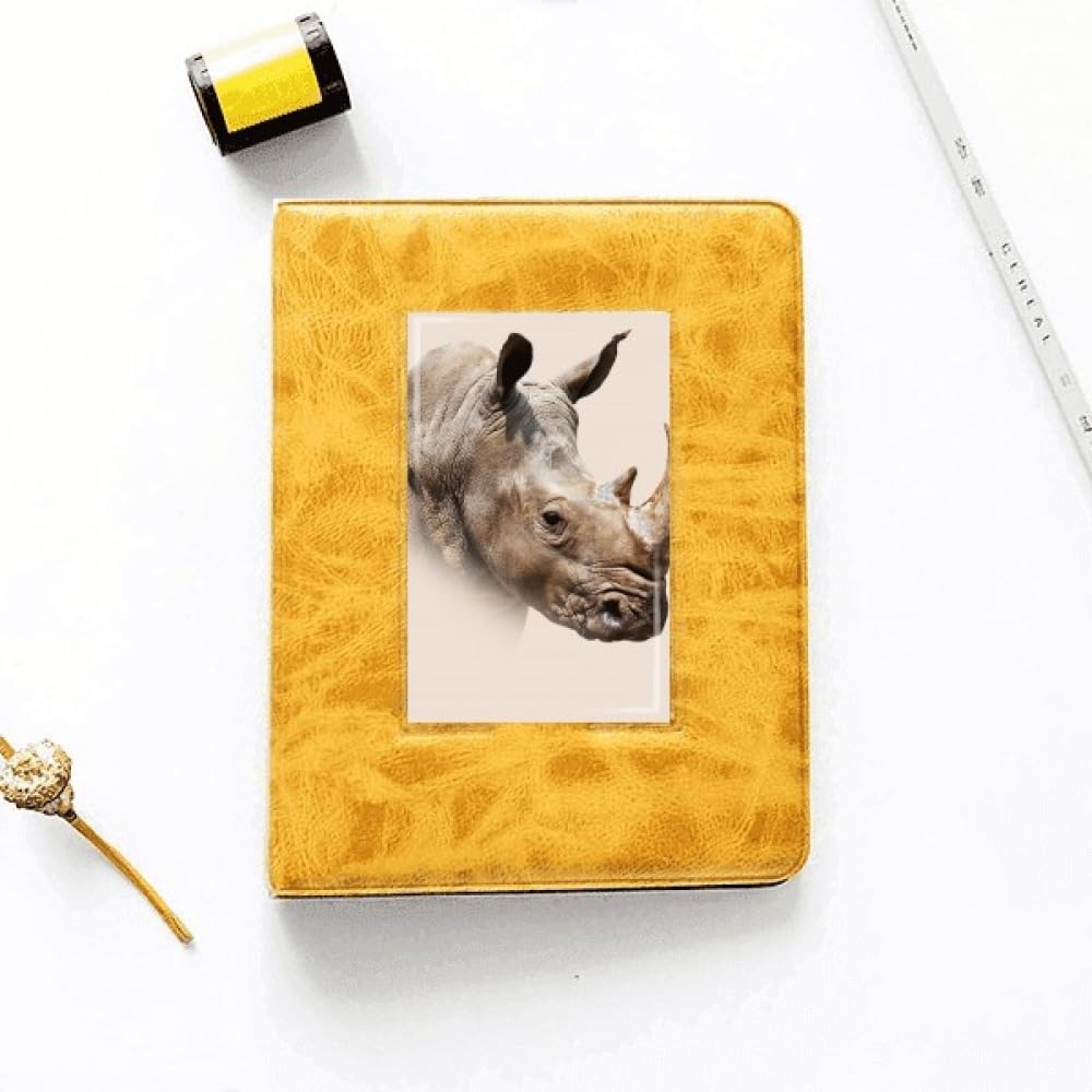 no/no Horned Rhinoceros Ear Body Photo Album Family Wedding Picture 4x6