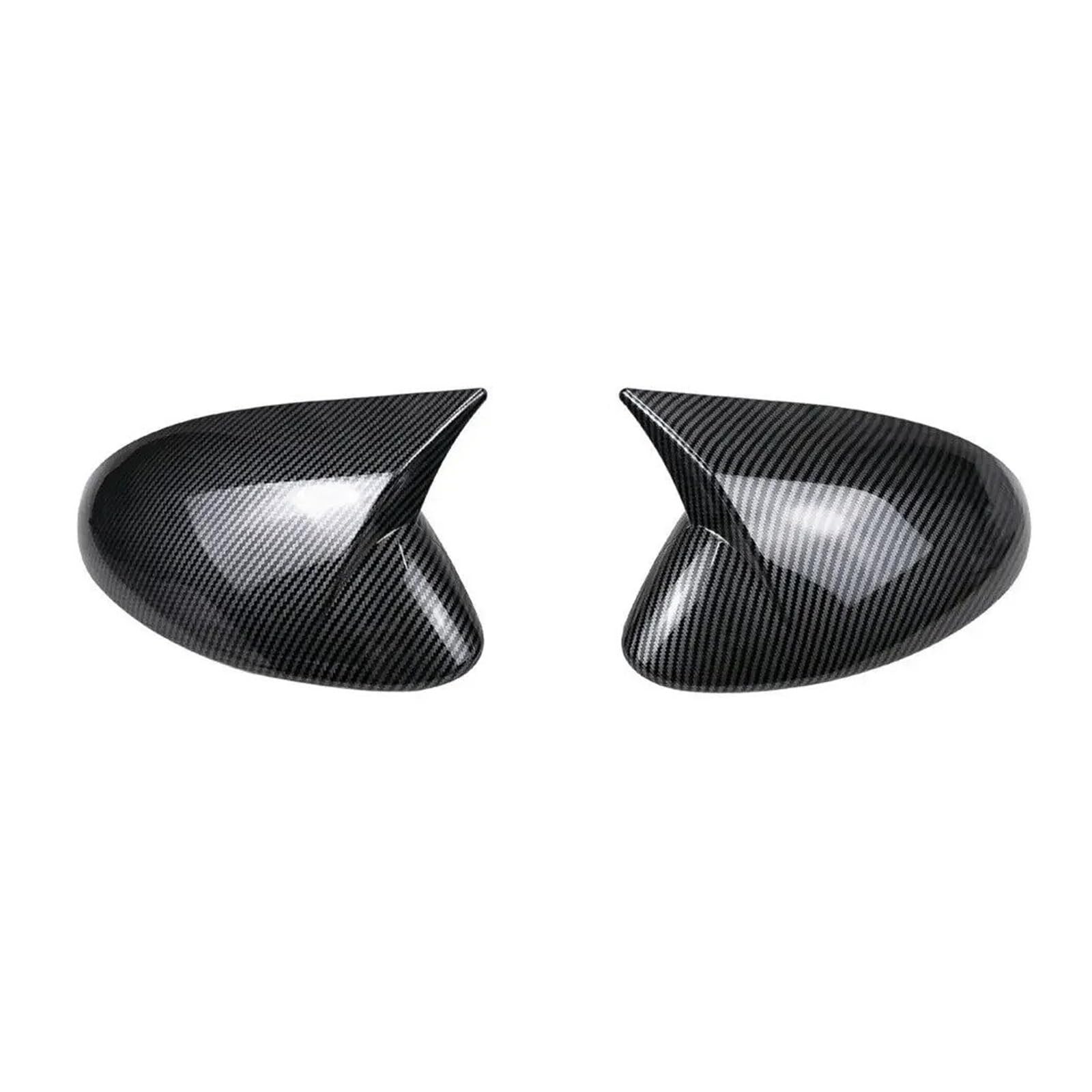 Rearview Mirror Cover Cap for Alfa for Romeo for Stelvio 2017-2023 Rearview Side Mirror Cover Wing Cap Exterior Sticker Door Case Trim(Carbon Look)
