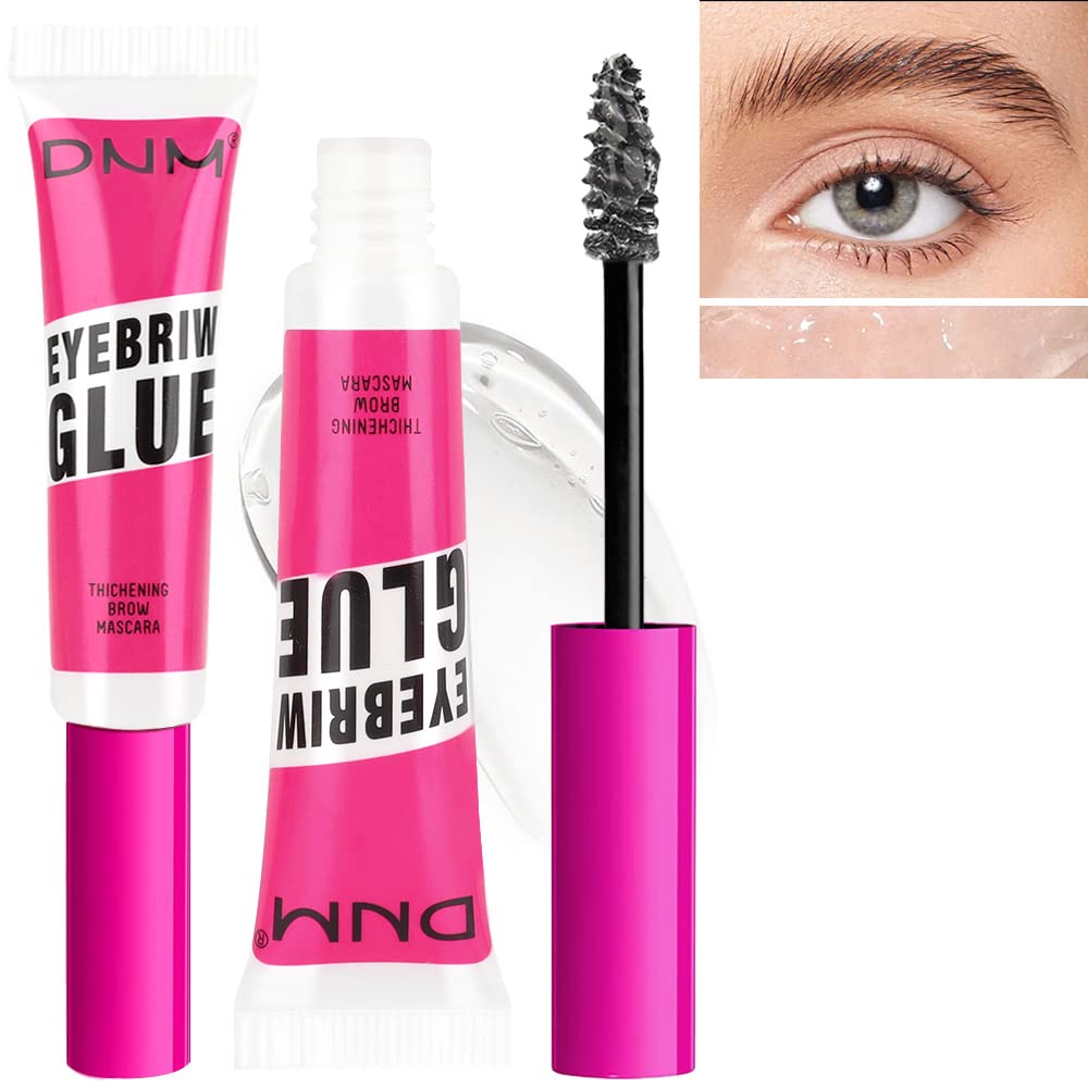 Tinted Thickening Brow Glue, Clear Mascara, Eyebrow Gel, Clear