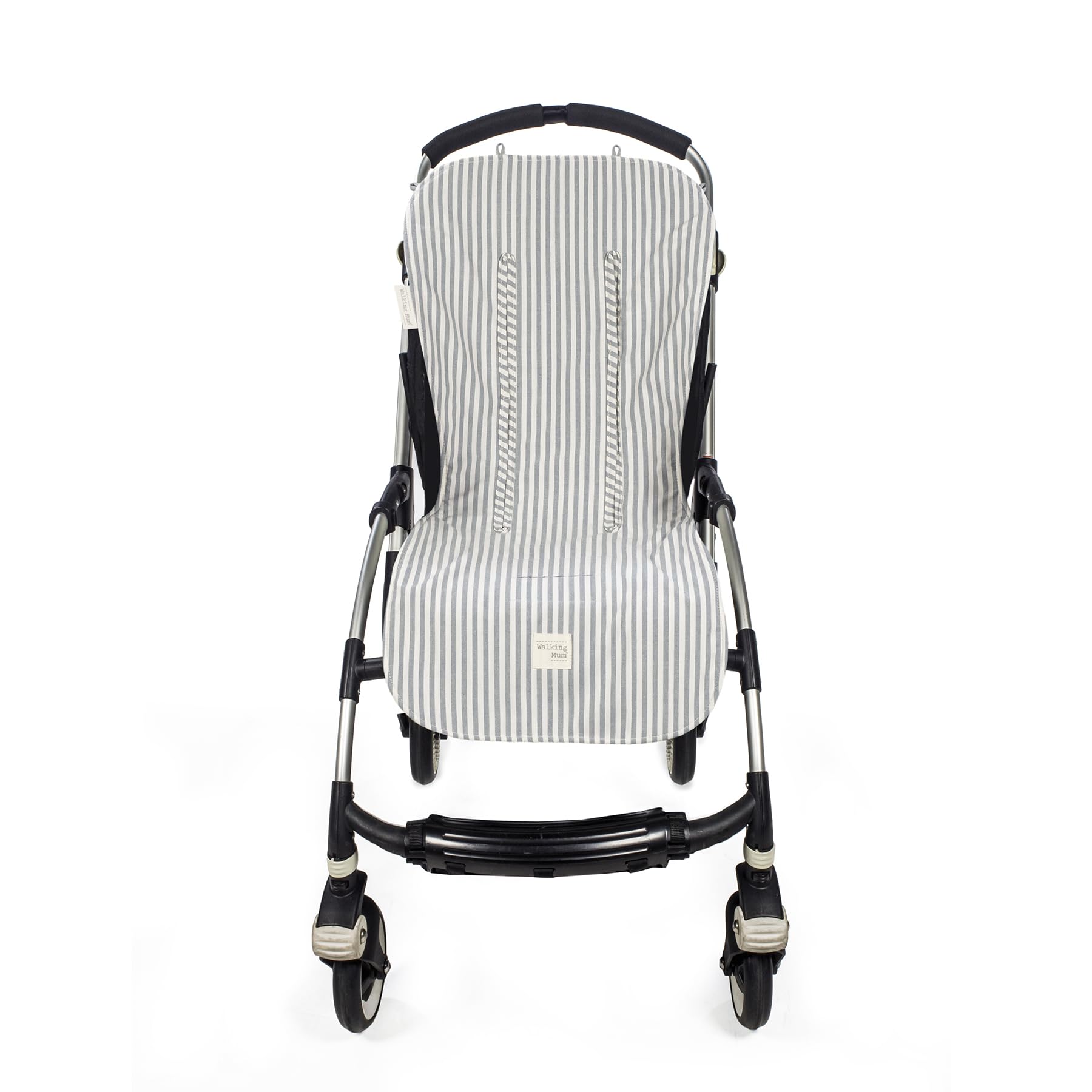 Funda colchoneta Praliné de Walking Mum (Rayas Matcha)