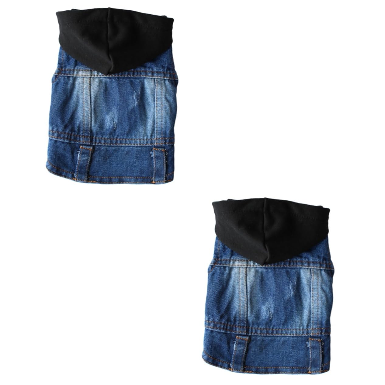 Robes vêtements veste en jean YARNOW avec gilet et bonnet pour petits chiens