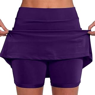 Falda Senderismo Mujer Con Pantalones Interiores Hasta La Rodilla Cintura Media Falda Pantalones Mujeres Casual Deporte Con Bolsillos Dos Nuevas Faldas Cortas Con Parte Superior Una Pieza