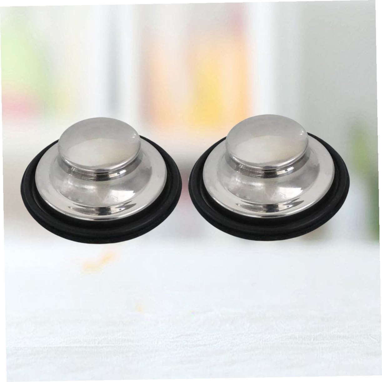 Cabilock 6 Piezas tapón de Drenaje de la bañera tapón de bañera hundir tapón del Fregadero tapón de Fregadero de Cocina tapón del Lavabo del baño Acero Inoxidable enchufar Trituradora