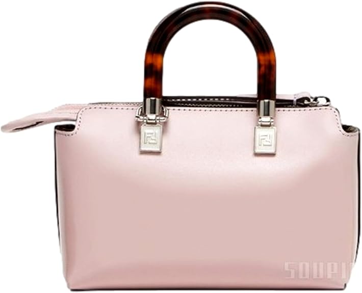 FENDI Boston Small Patent Leather Bag Side Construction and Zipper Alignment